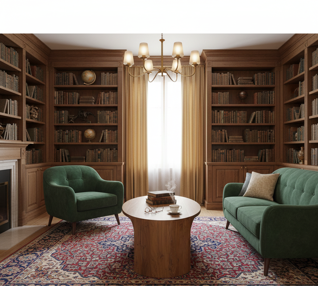 Aria Acacia Wood Oval Coffee Table