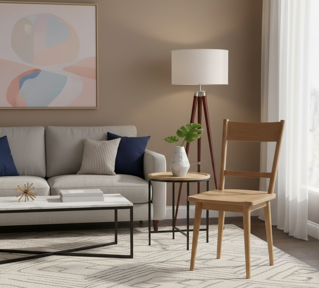 Arno Mango Wood Side Dining Chair