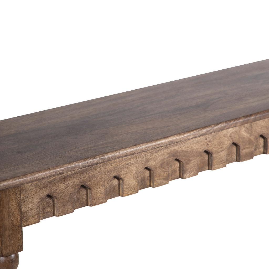 Ashford Mango Wood Console Table - Walnut