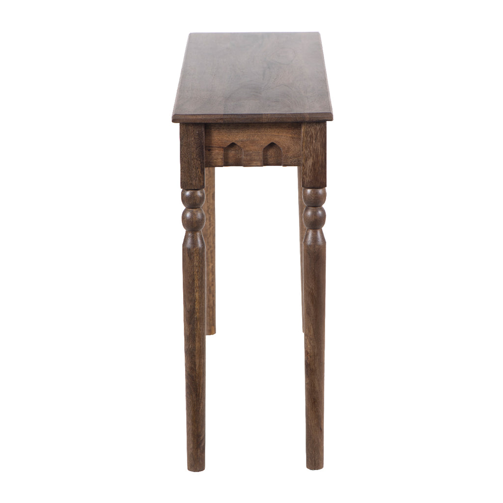 Ashford Mango Wood Console Table - Walnut