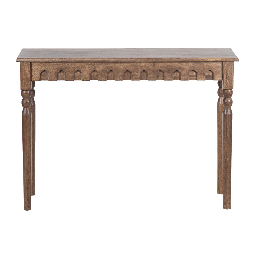 Ashford Mango Wood Console Table - Walnut