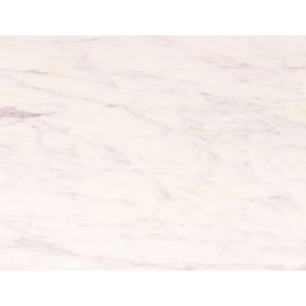 Aspen Acacia Wood Marble Top Dining Table - Cognac / White
