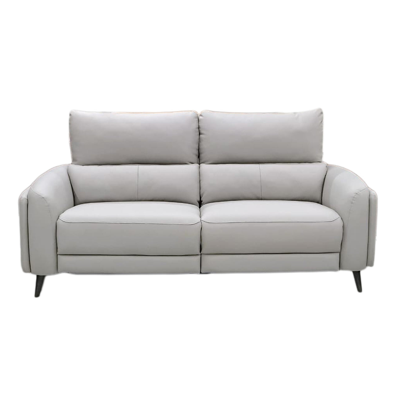 Avery Leather Luxe Recliner Sofa - Terraroaza Grey