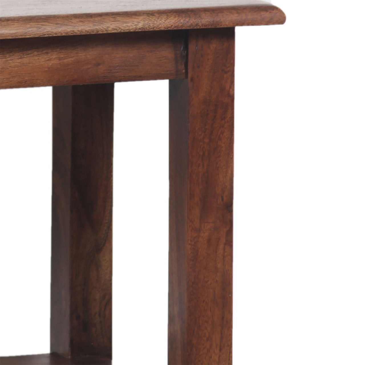 Bilbao Acacia Wood 2 Drawer Console Table – Washed Walnut