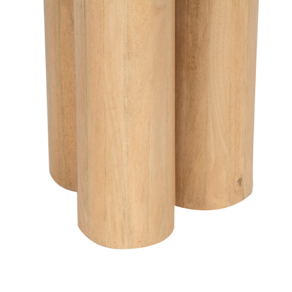 Baarlo Mango Wood Round Side Table