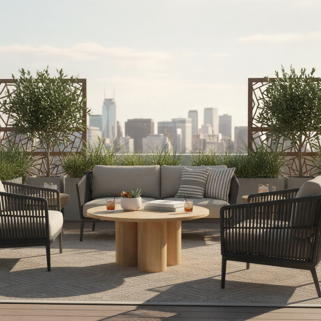 Baarlo Mango Wood Round Coffee Table