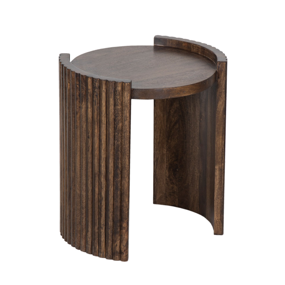 Bali Mango Wood Round Side Table