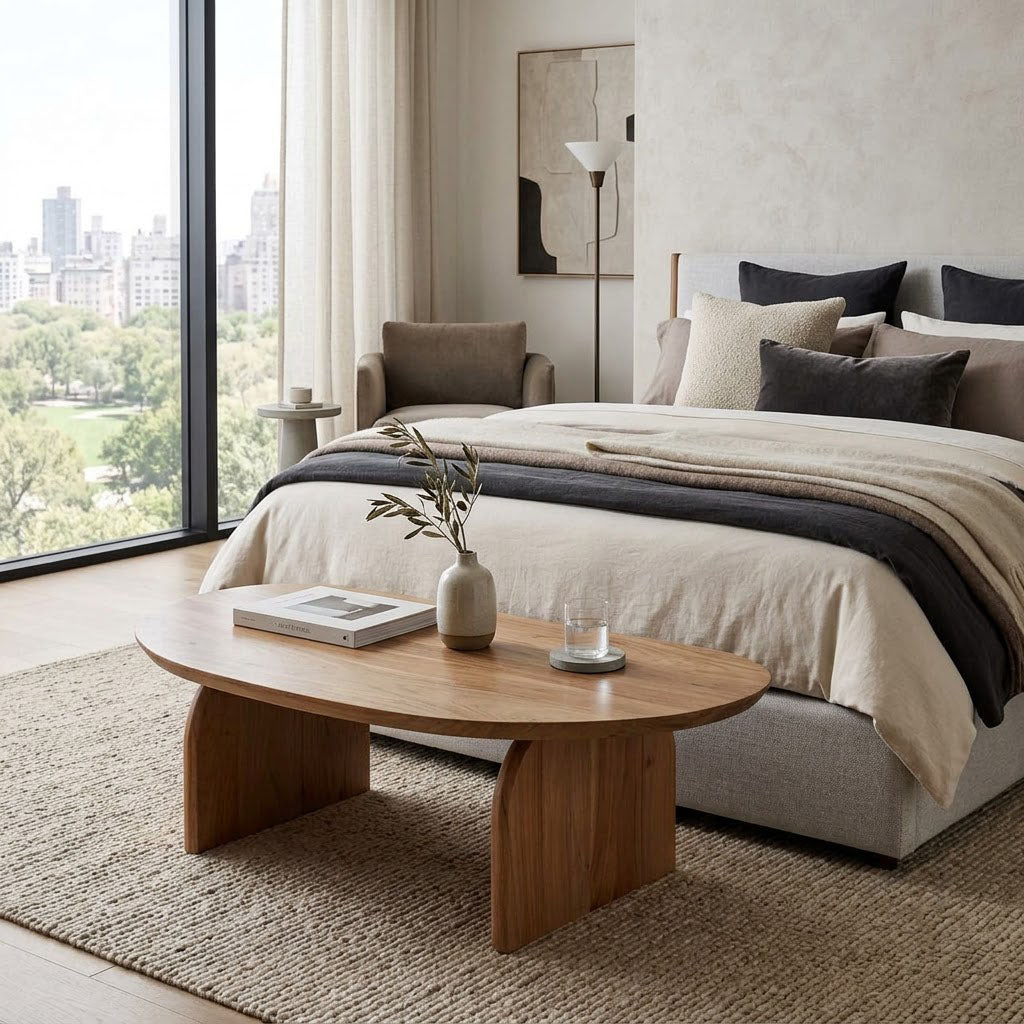 Bedum Coffee Table Acacia Wood Natural