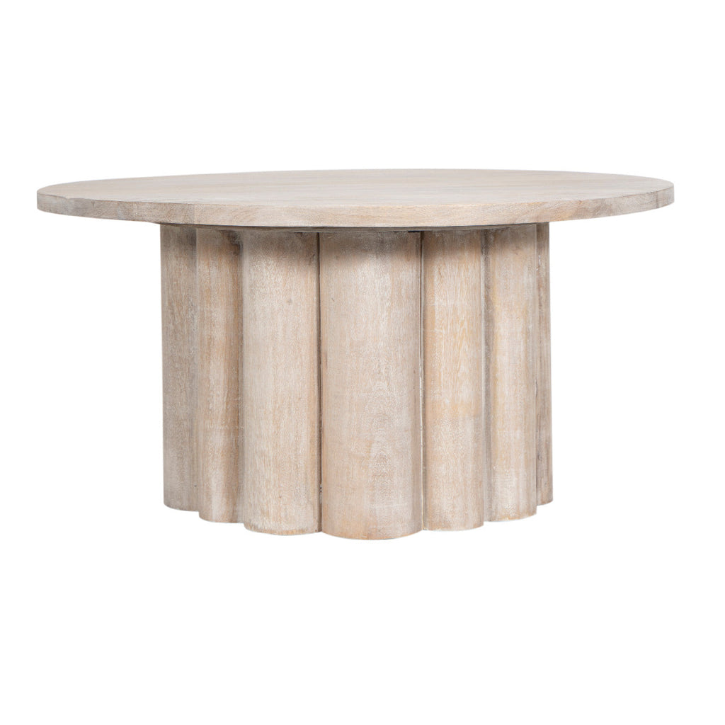 Benjamin Mango Wood Round Coffee Table