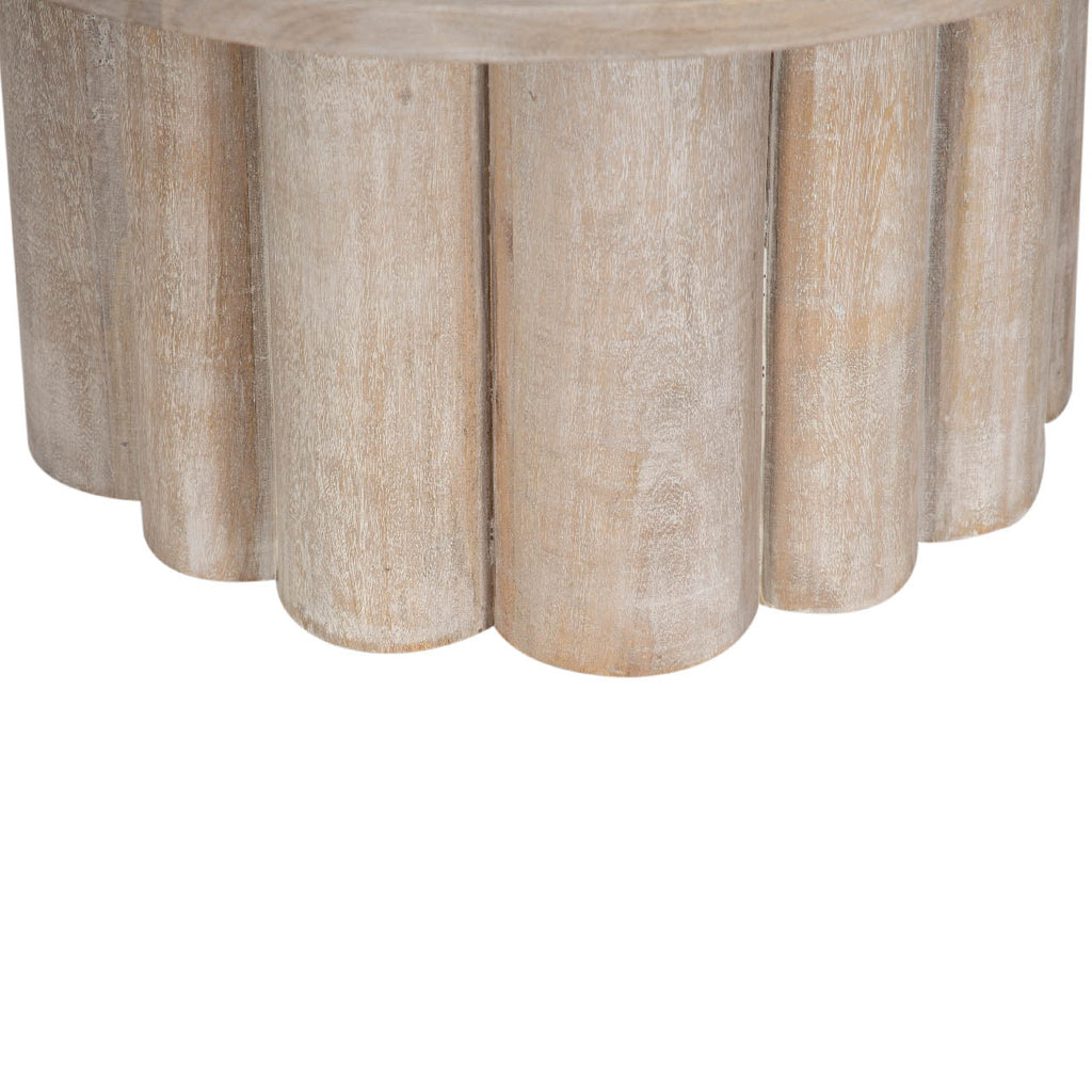 Benjamin Mango Wood Round Coffee Table