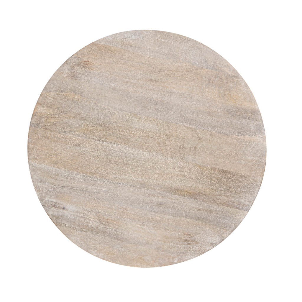 Benjamin Mango Wood Round Coffee Table