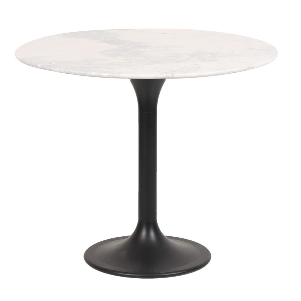 Bistro Marble Top Round Small Dining Table
