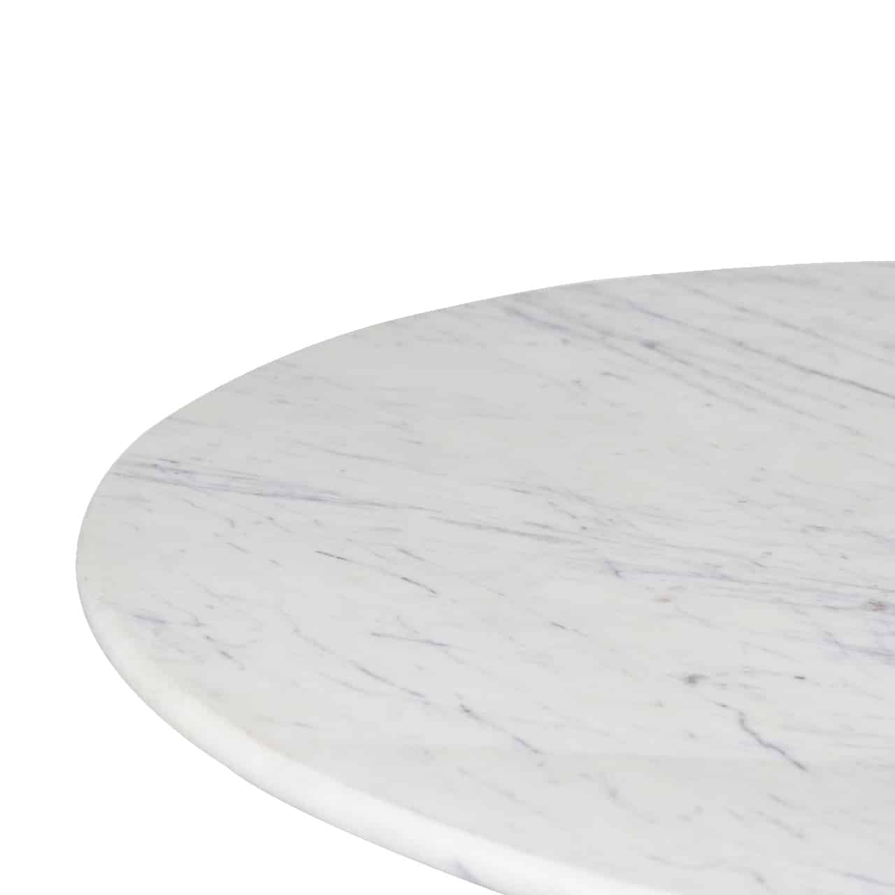 Bistro Marble Top Small Round Dining Table