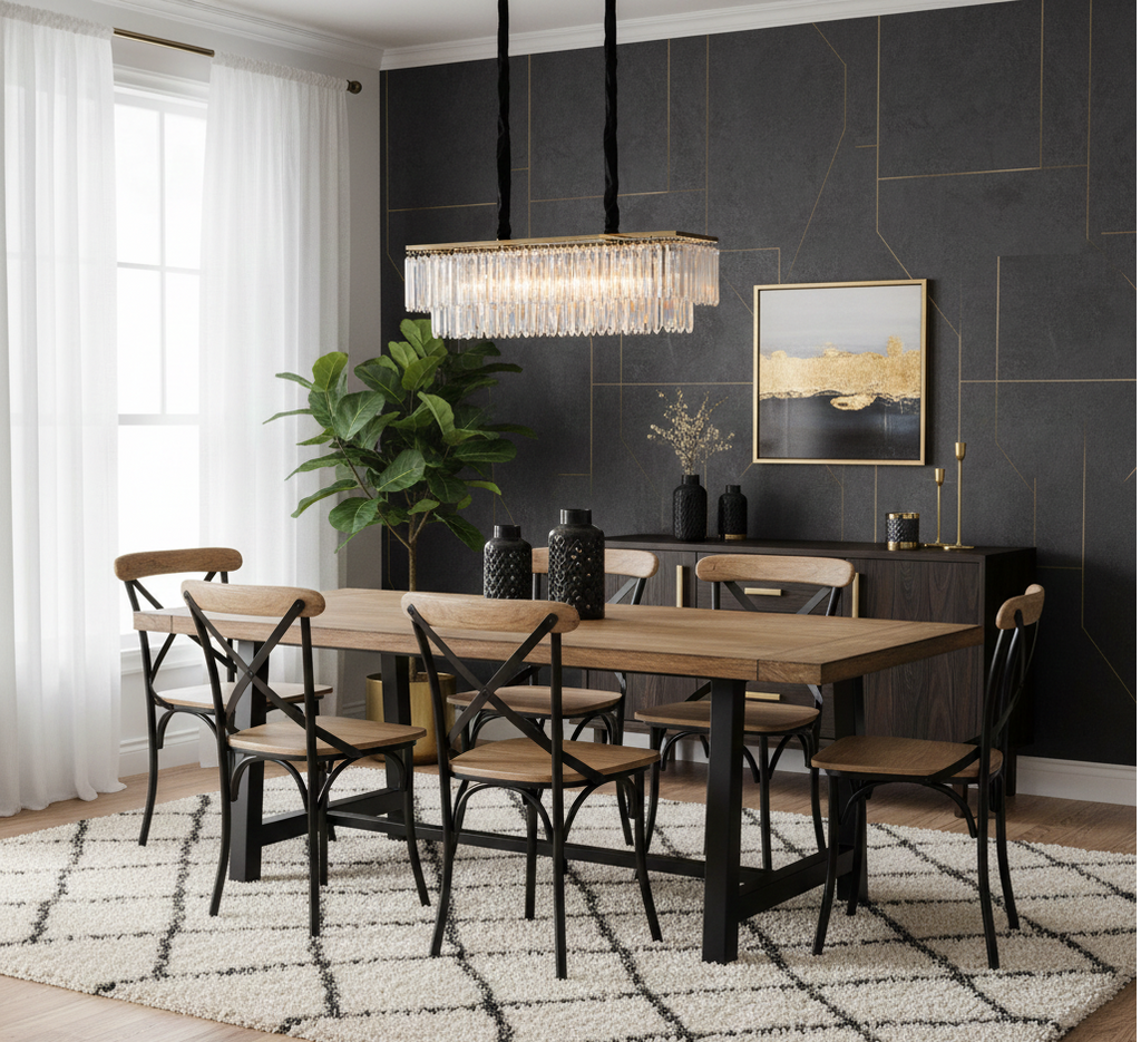 Bistro Acacia Wood Dining Room Chair