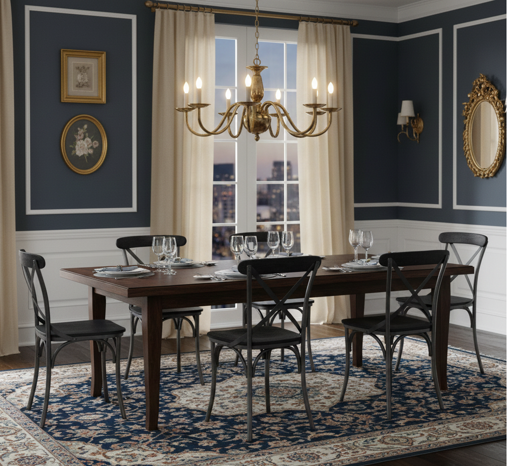 Bistro Acacia Wood Dining Room Chair