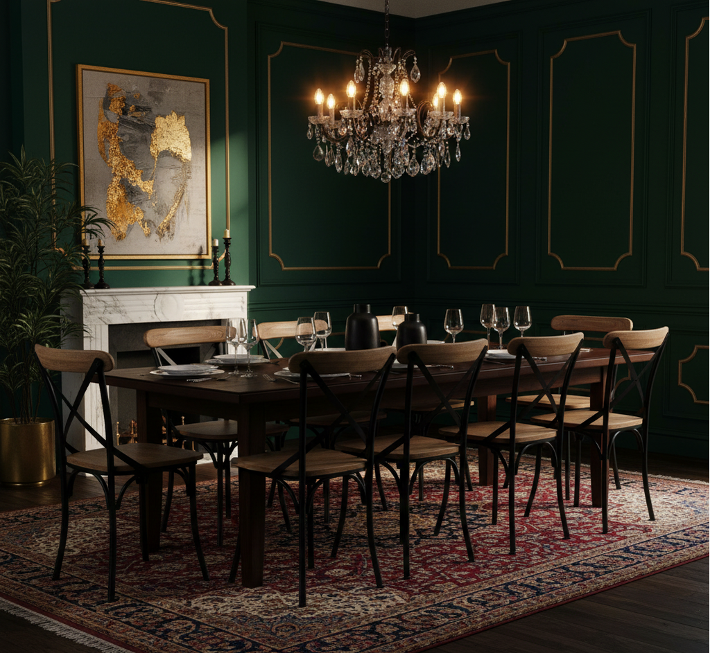 Bistro Acacia Wood Dining Room Chair
