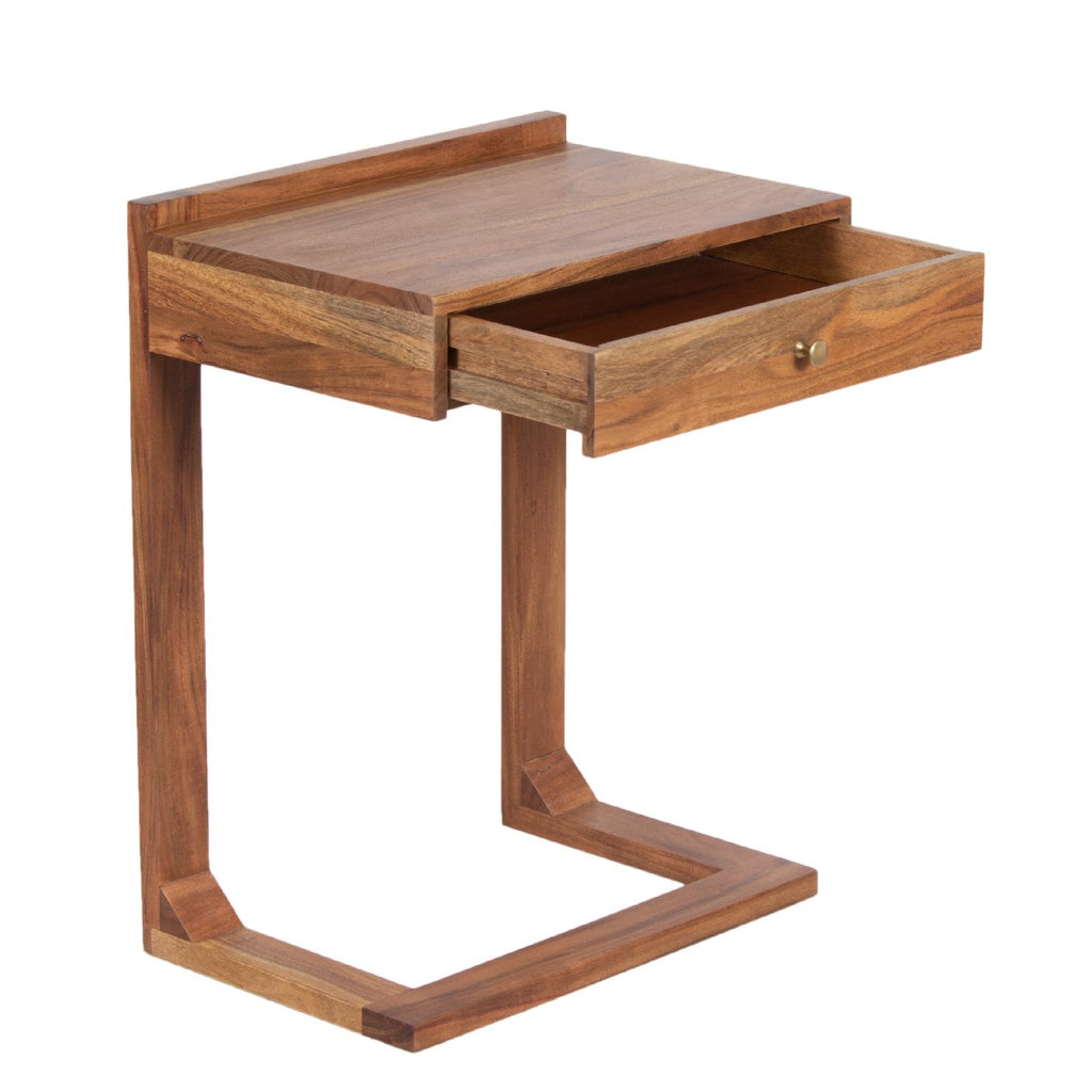 Bloem Acacia Wood 1 Drawer C Table