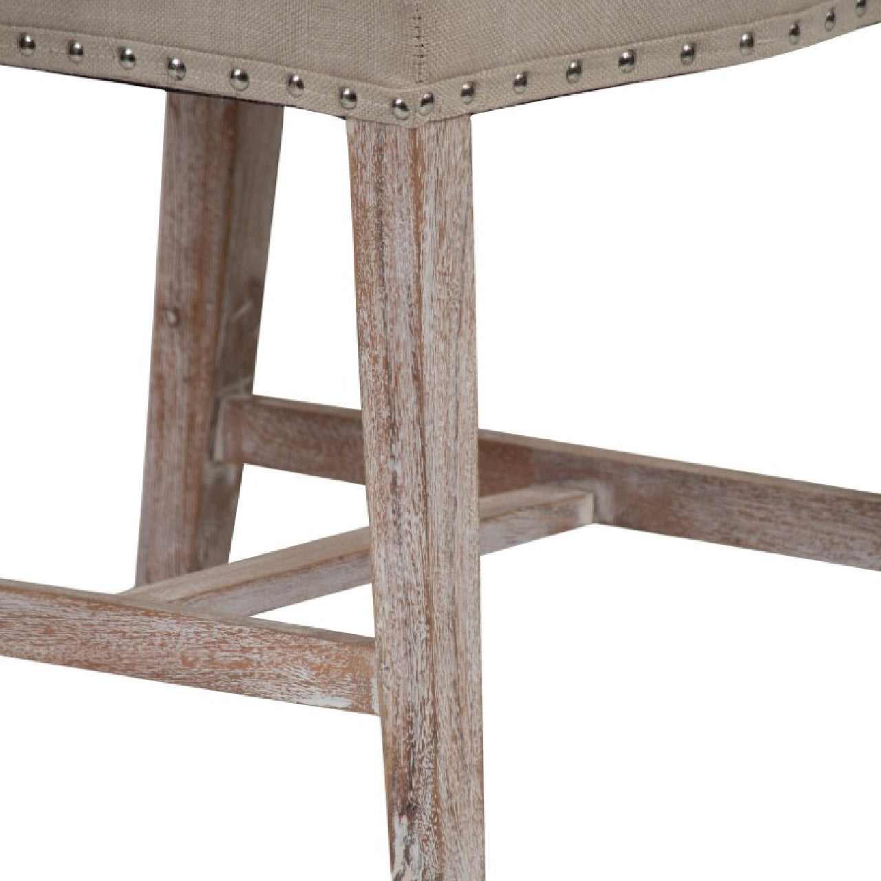 Bristol Acacia Wood Fabric Dining Chair