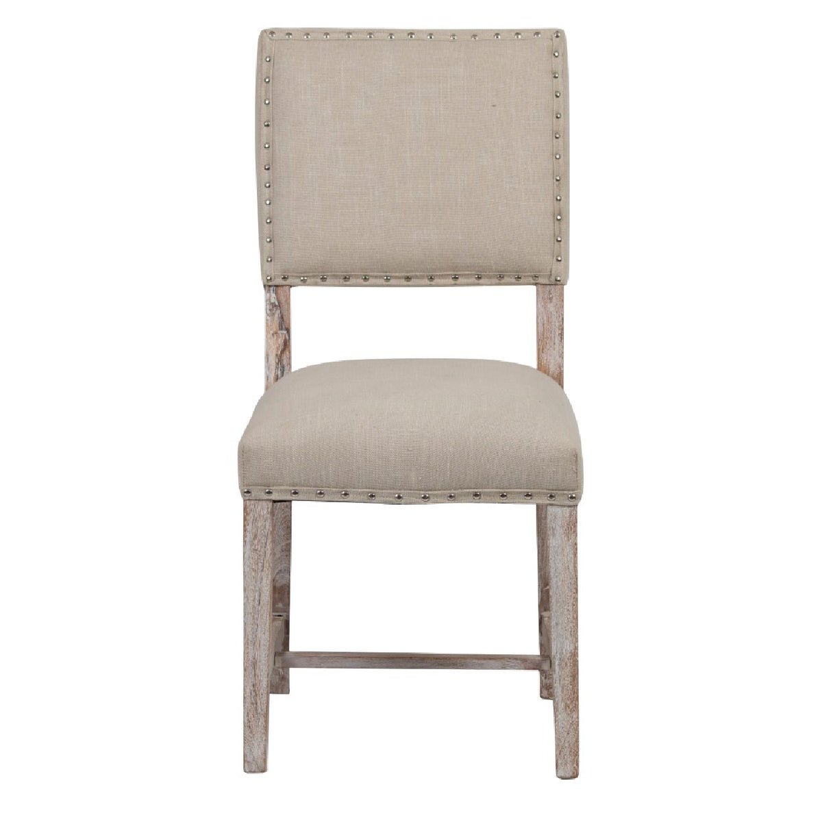 Bristol Acacia Wood Fabric Dining Chair