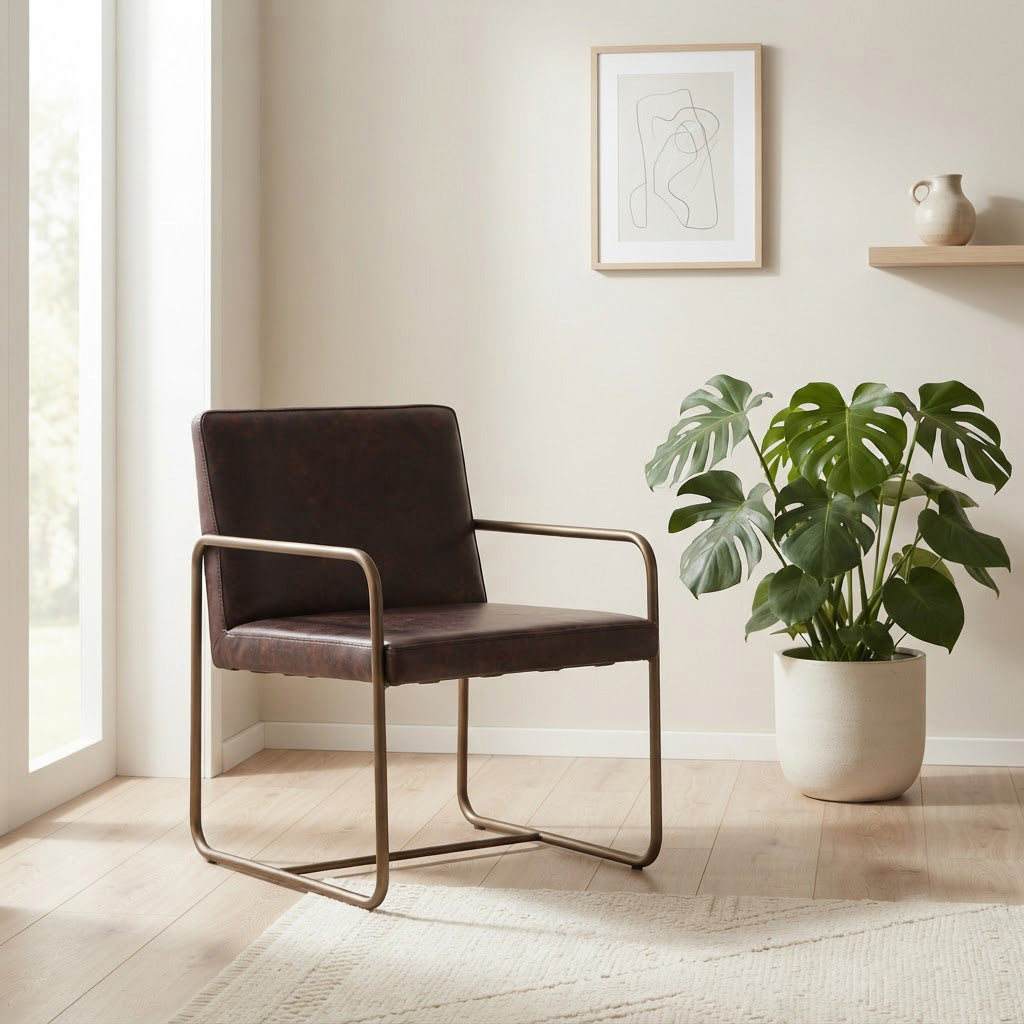 Bryson Iron Armchair