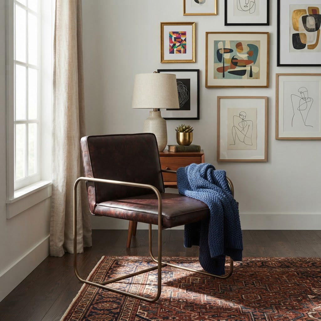 Bryson Iron Armchair