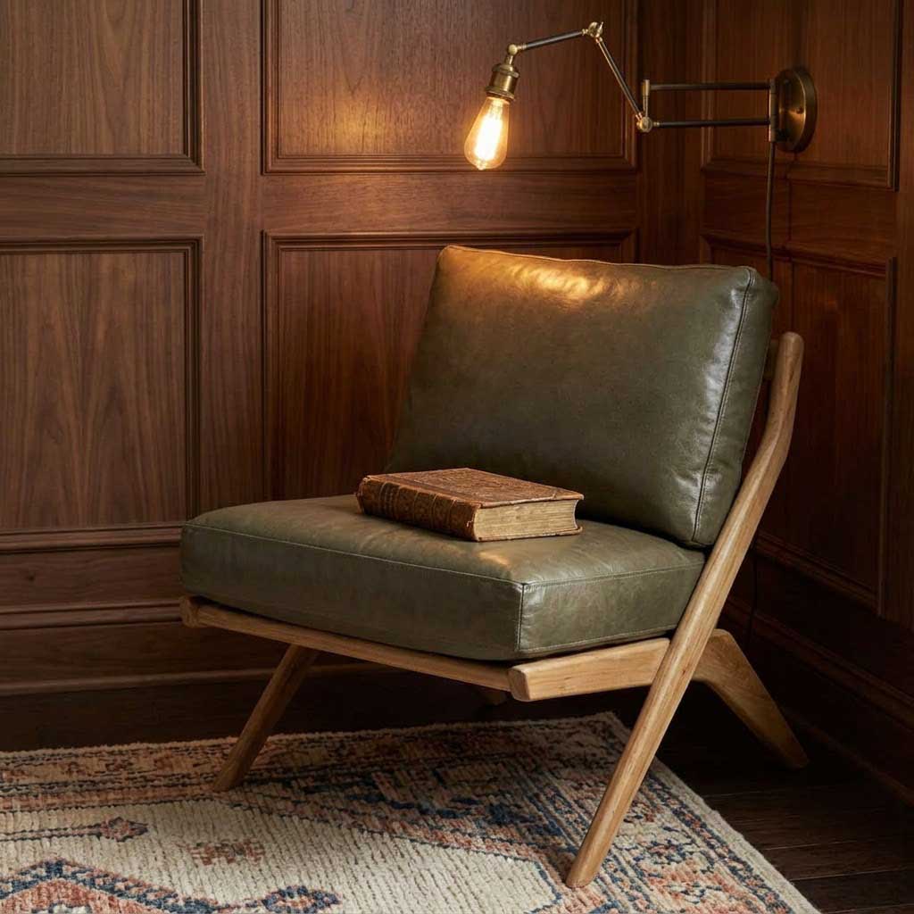 Cali Leather Accent Chair