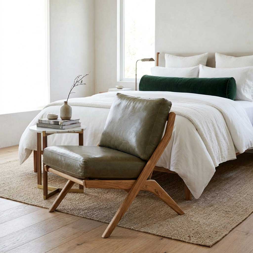 Cali Leather Accent Chair