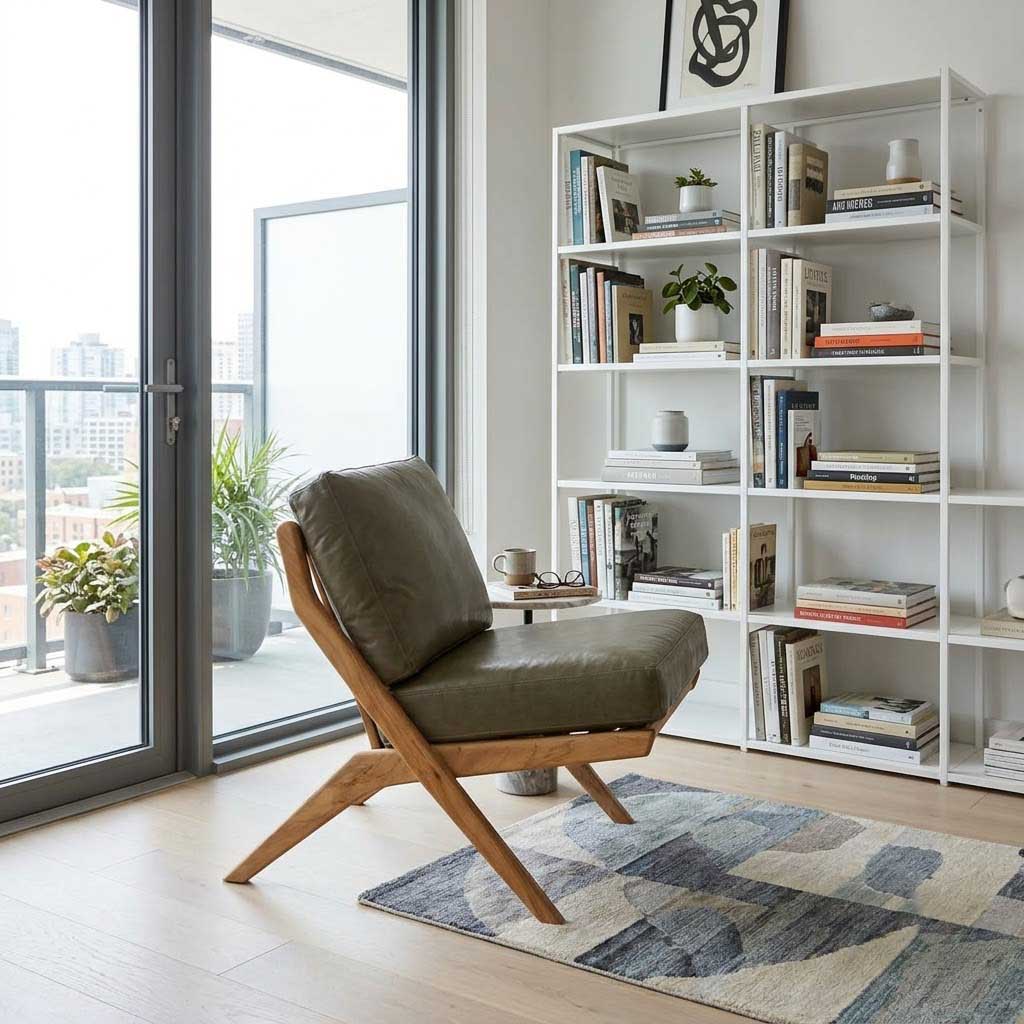 Cali Leather Accent Chair