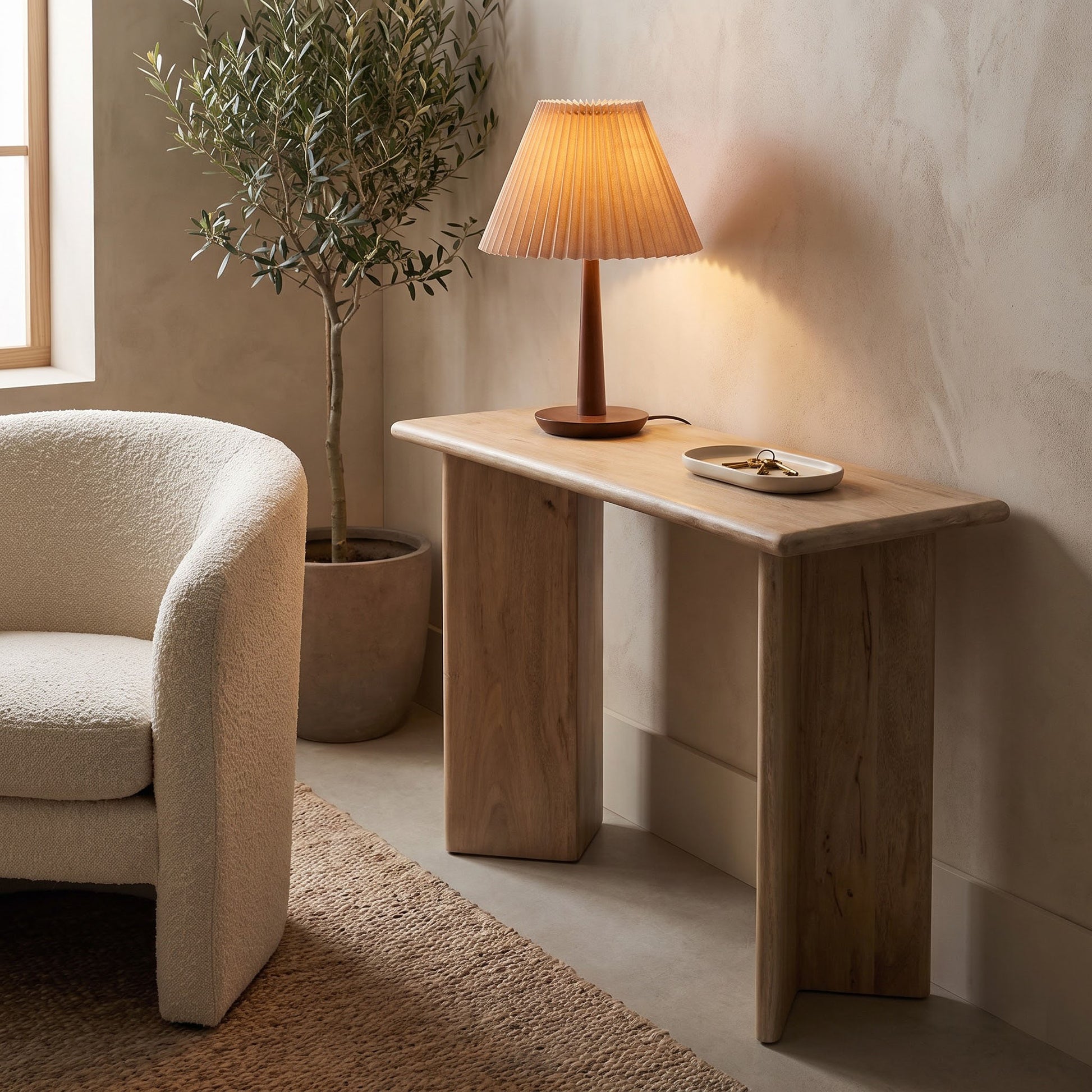 Cambria Mango Wood Console Table