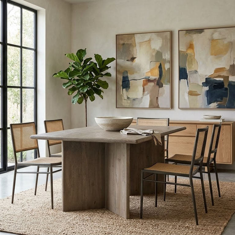 Cambria Mango Wood Dining Table