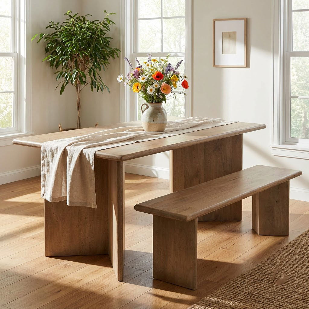 Cambria Mango Wood Dining Table