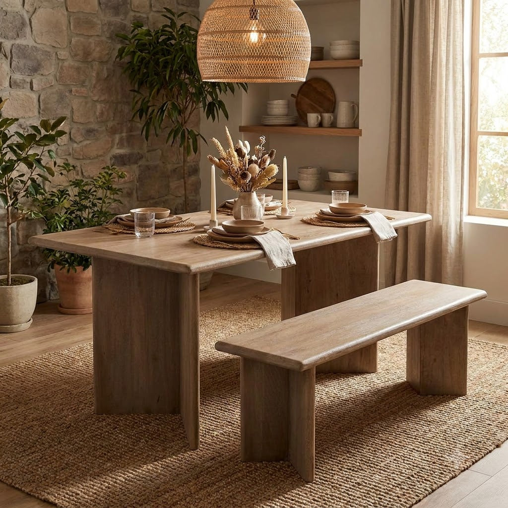 Cambria Mango Wood Dining Table