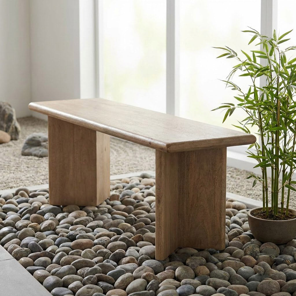 Cambria Mango Wood Dining Bench
