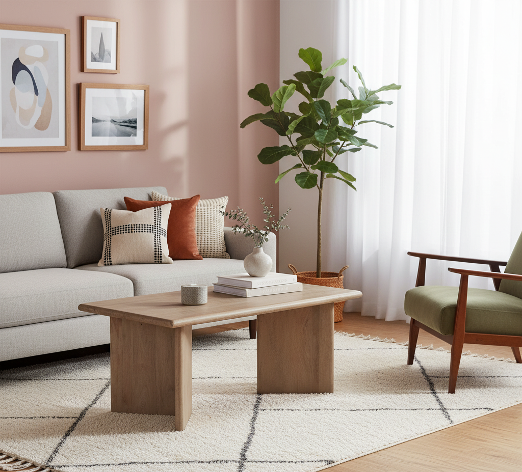Cambria Mango Wood Coffee Table