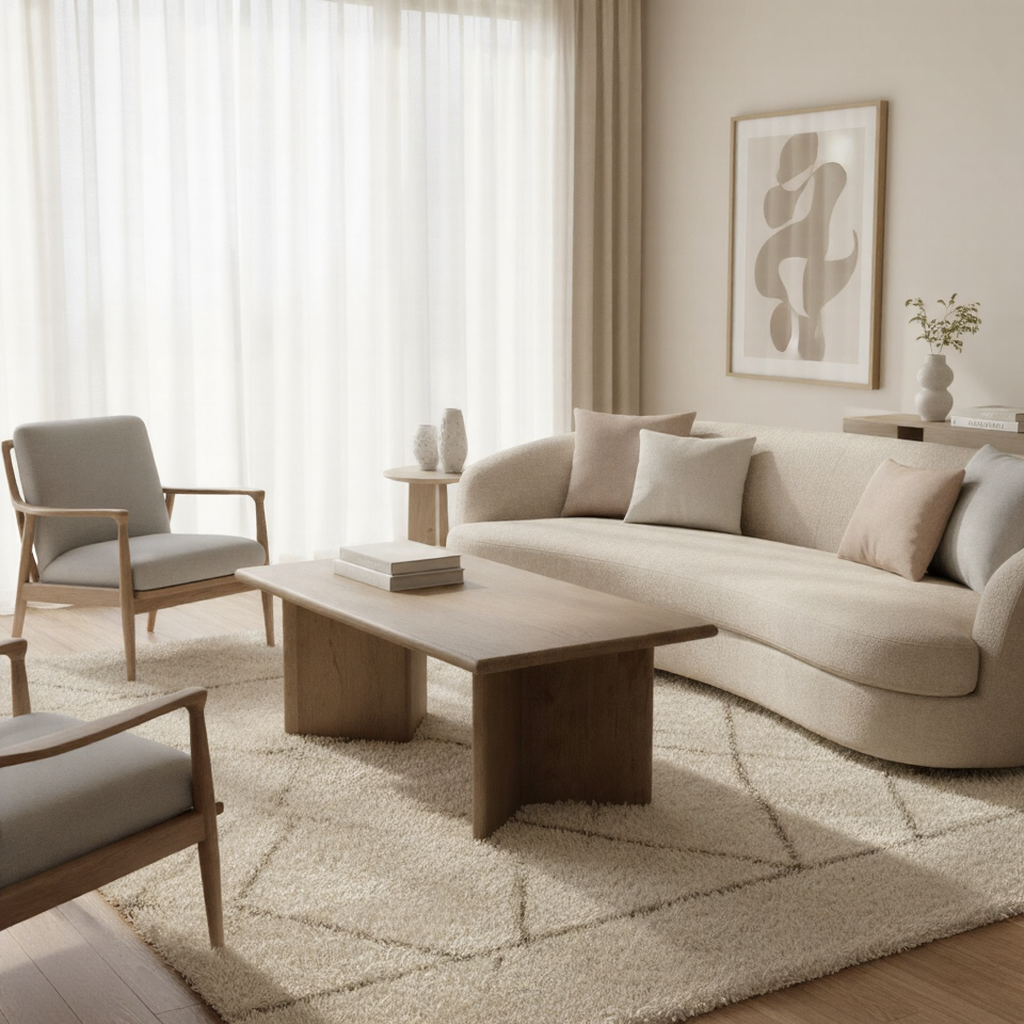 Cambria Mango Wood Coffee Table