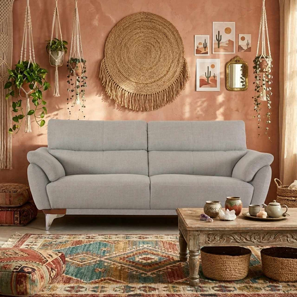 Camden Fabric Comfort Sofa - Blake Cement