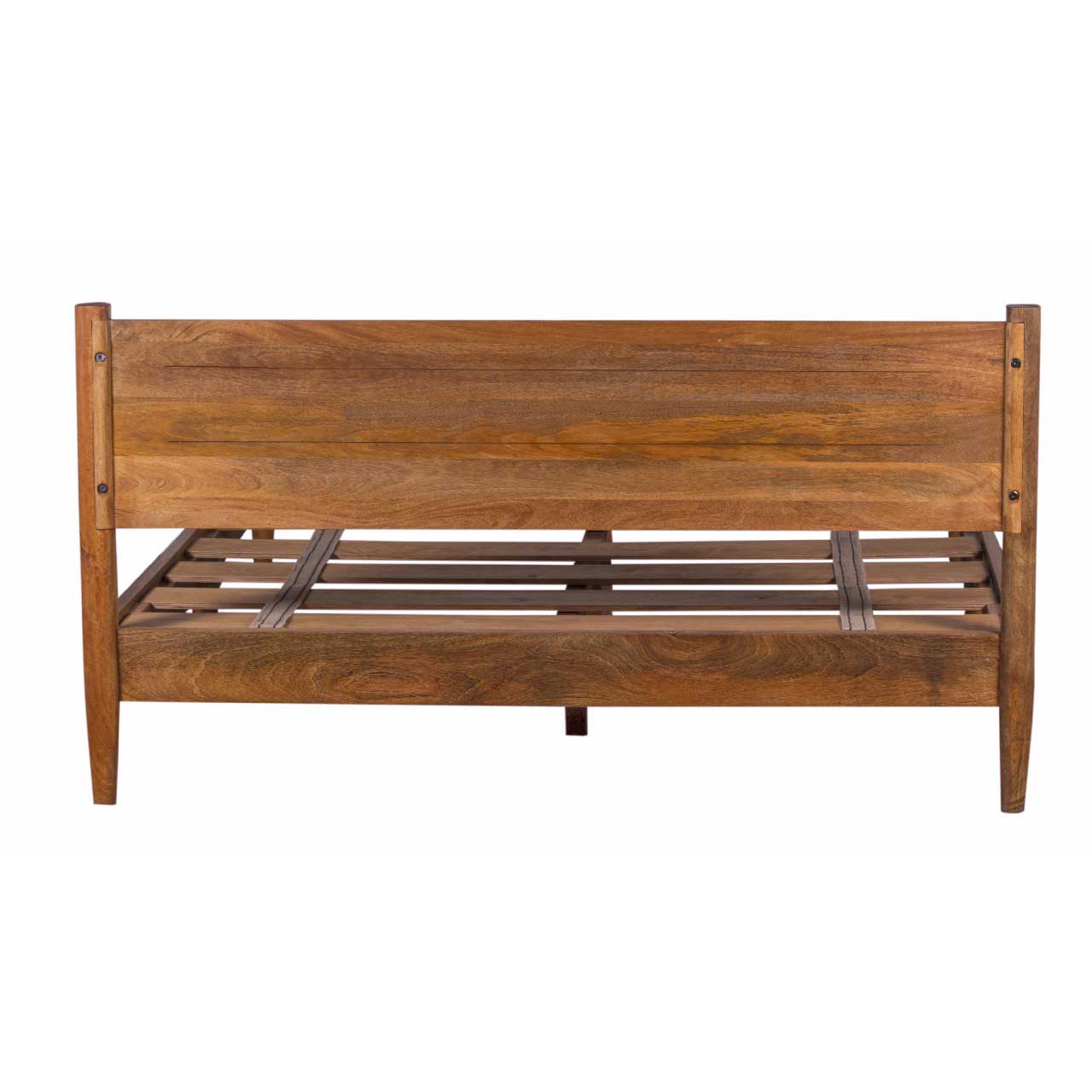 Carbon Full Knock Down Mango Wood Queen Bed 60x80