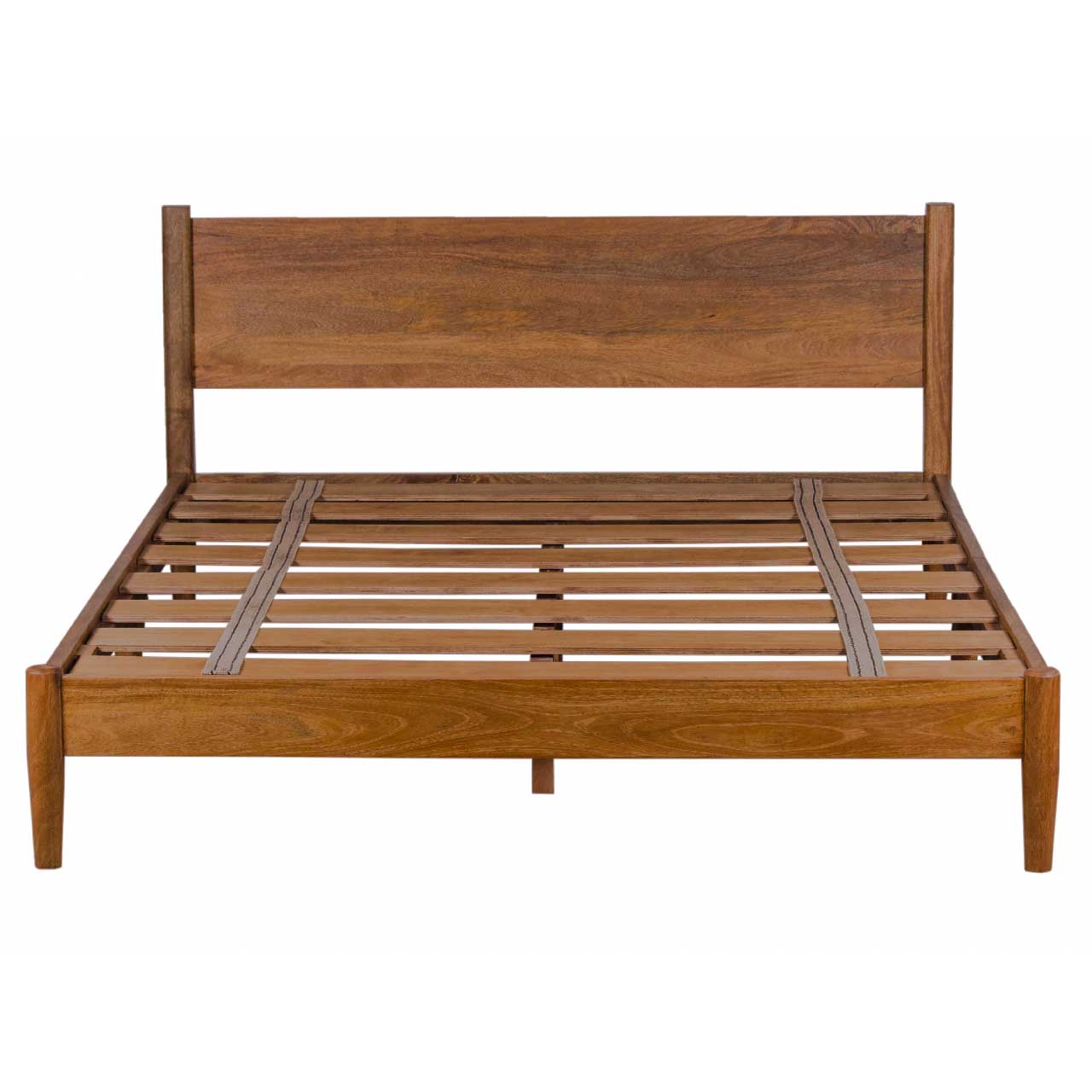 Carbon Full Knock Down Mango Wood Queen Bed 60x80