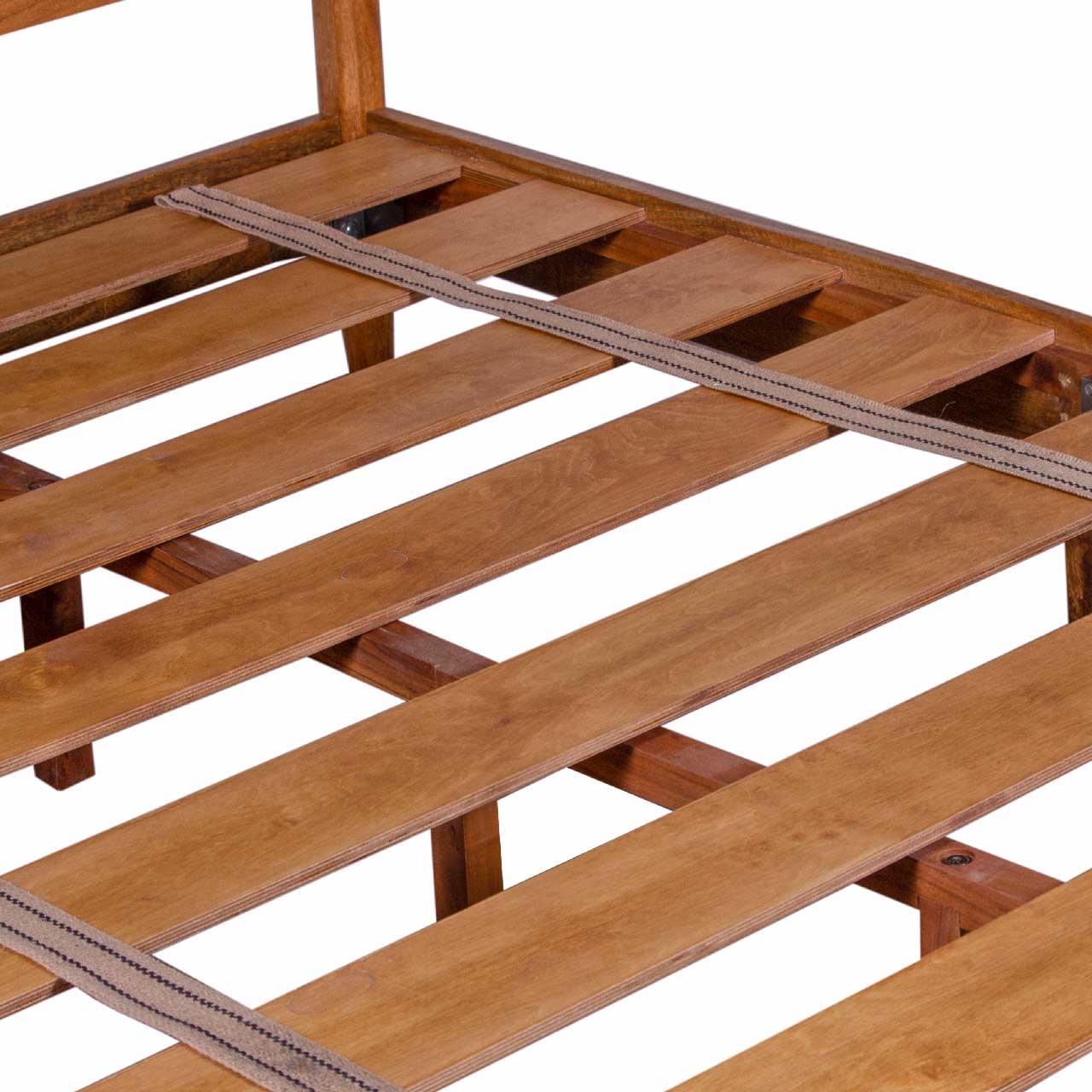 Carbon Full Knock Down Mango Wood Queen Bed 60x80