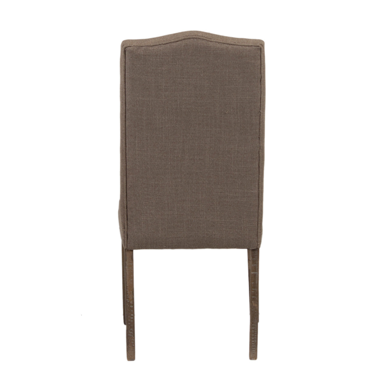 Cardiff Mango Wood Dining Chair Linen Fabric Slate Grey