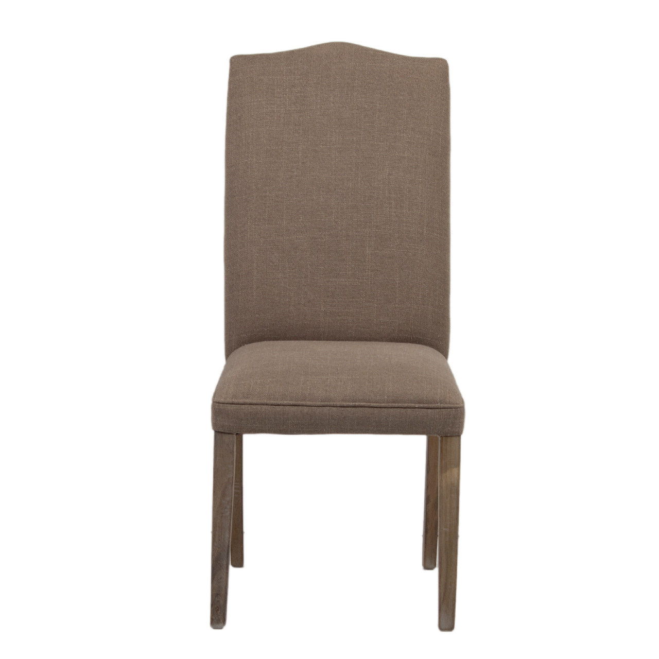 Cardiff Mango Wood Dining Chair Linen Fabric Slate Grey