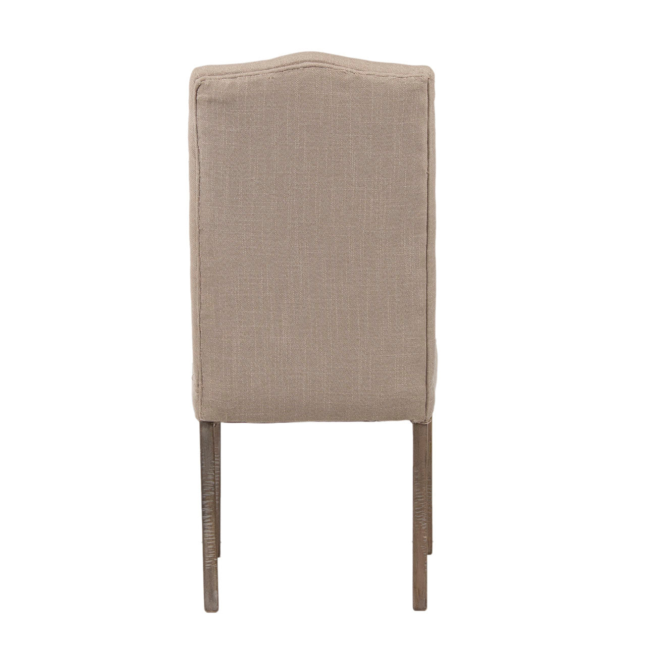 Cardiff Mango Wood Dining Chair Linen Fabric Slate Grey