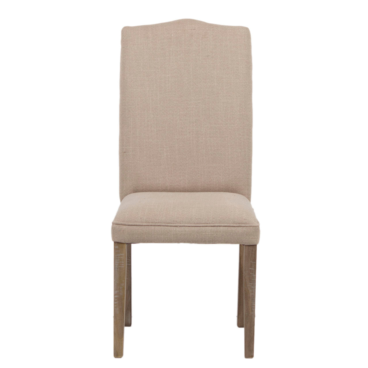 Cardiff Mango Wood Dining Chair Linen Fabric Slate Grey