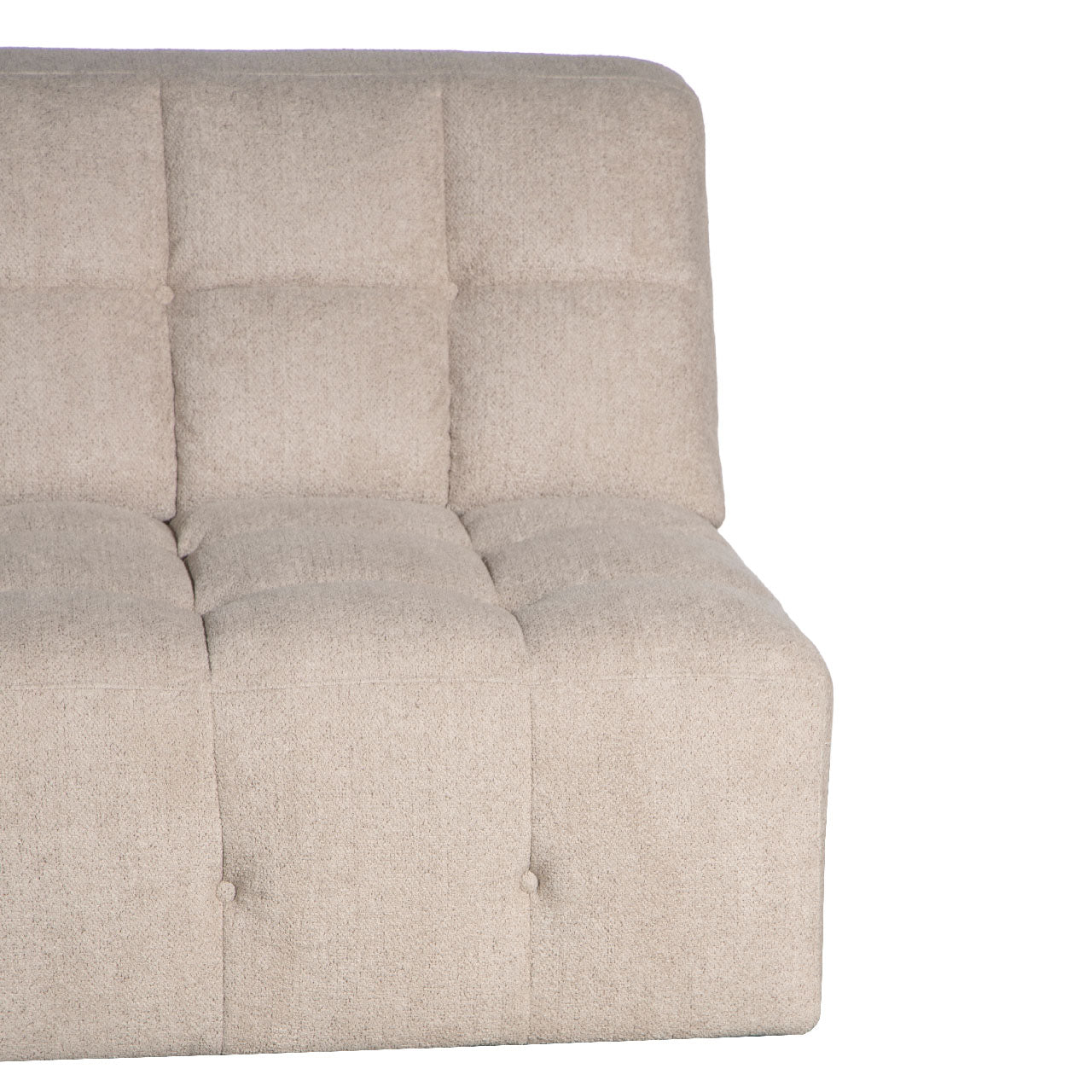 Cauchy Fabric 3 Seat Modular Sofa - Beige