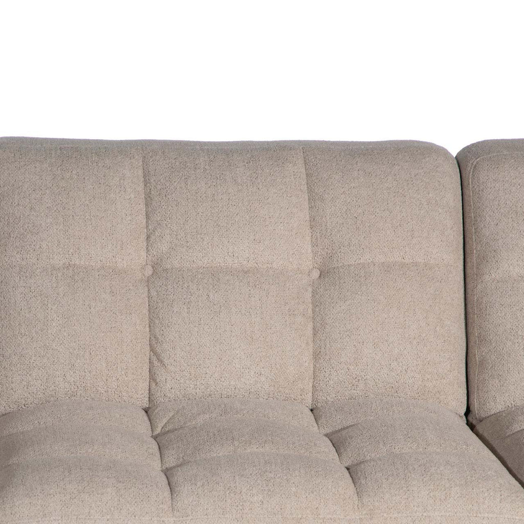 Cauchy Fabric 3 Seat Modular Sofa - Beige