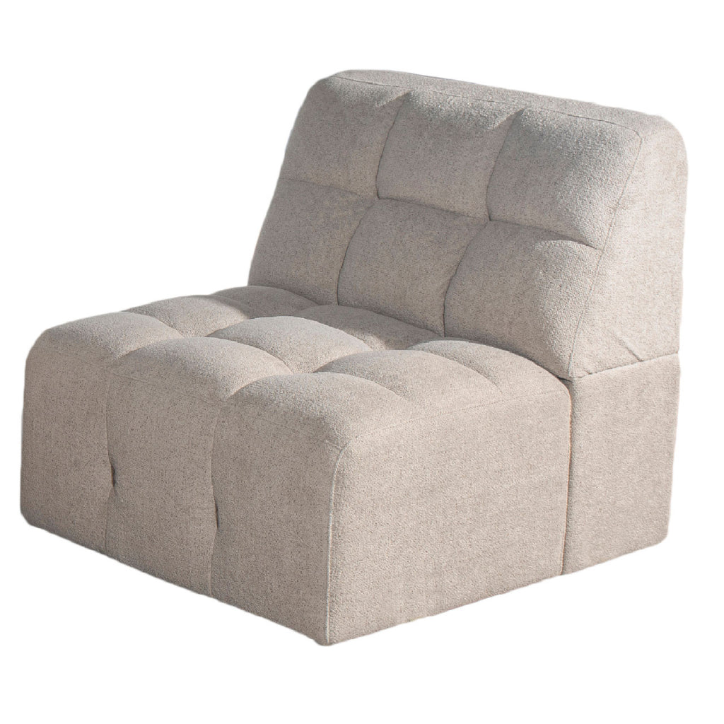 Cauchy Fabric 3 Seat Modular Sofa - Beige