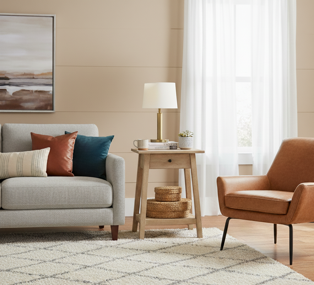 Cayman Acacia Wood End Table