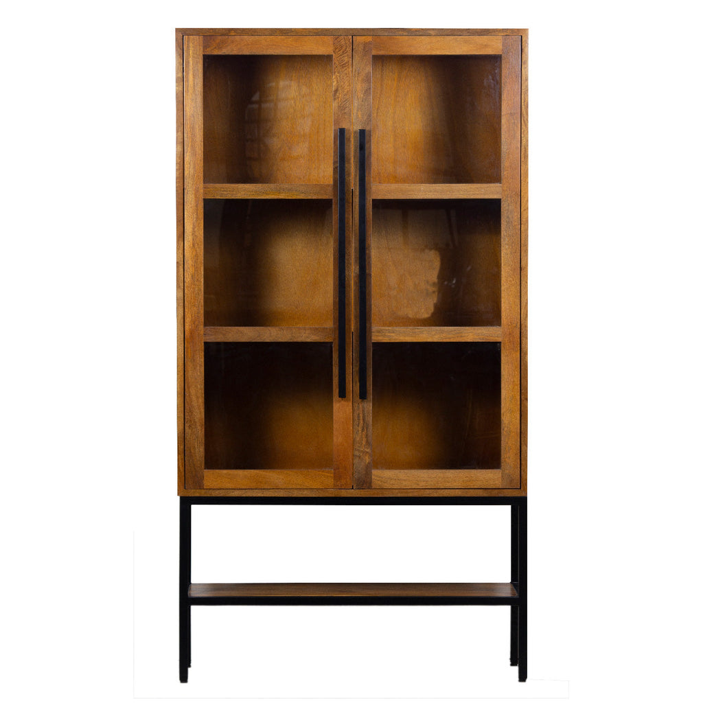 Chicago Cabinet with 2 Glass Doors