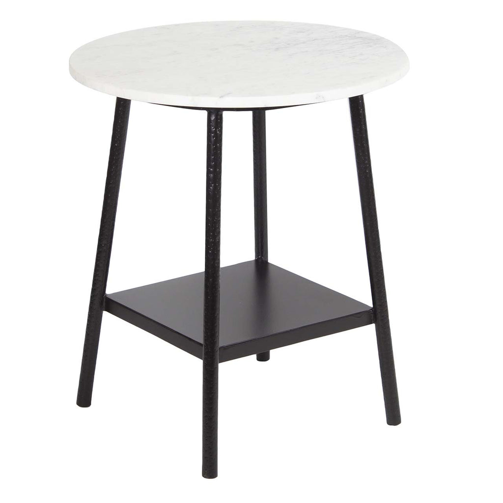 Clarks Marble Top Side Table - Black