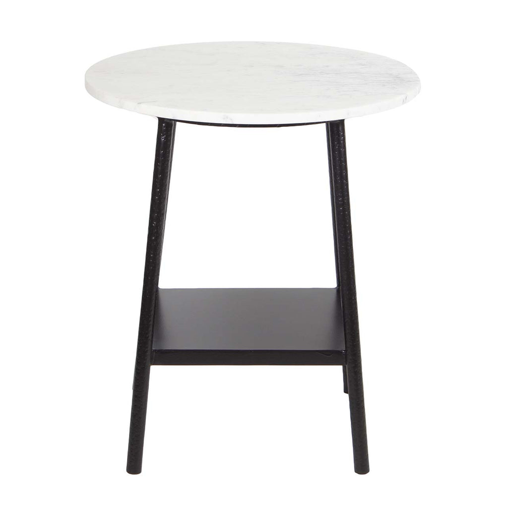 Clarks Marble Top Side Table - Black